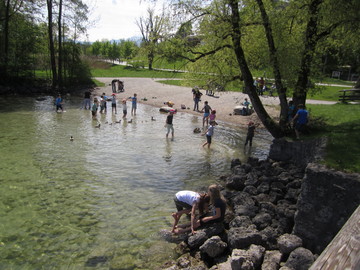 Kneippen im Chiemsee